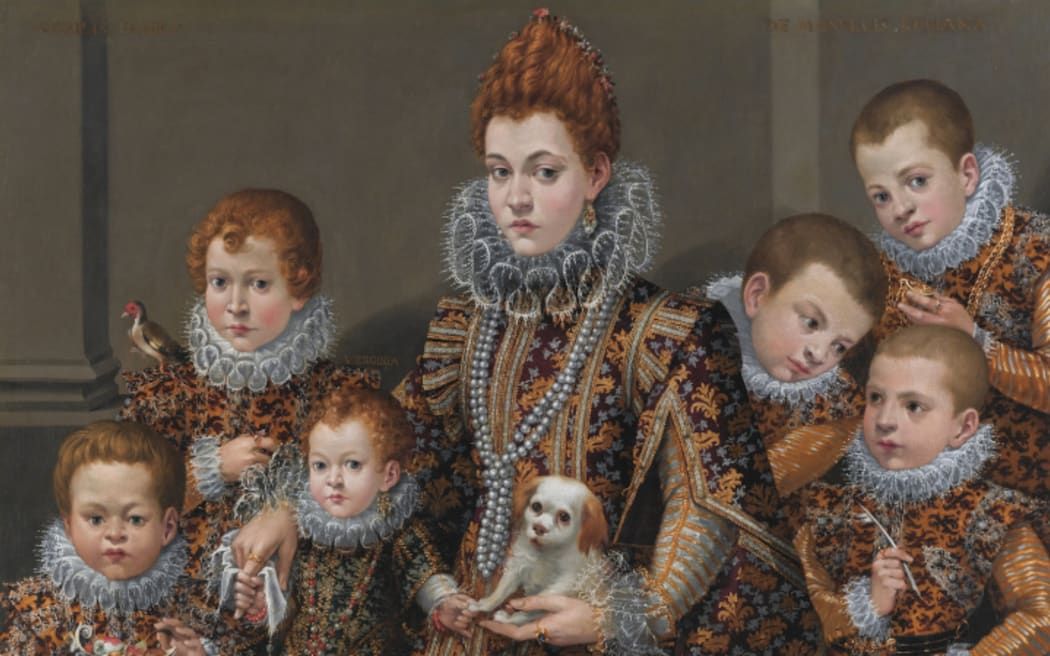 Lavinia Fontana, “Portrait of the Maselli family” (ca. 1565-1614), oil on canvas.