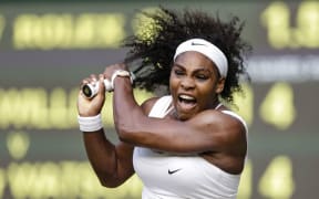 Serena Williams on the charge at Wimbledon