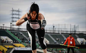 New Zealand's Holly Robinson competing at the 2024 World Para Athletics Championships in Japan.