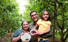 Zee Pathan and her family
