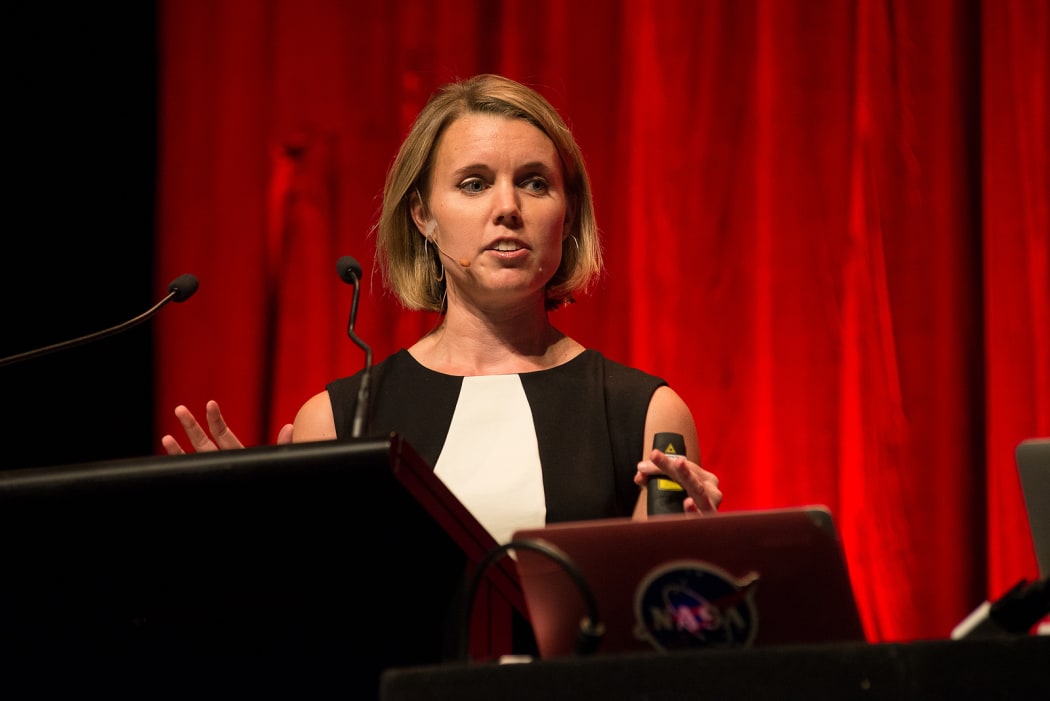 Anne Helen Petersen on stage
