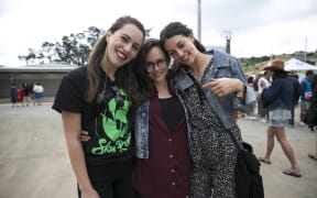 Jessica Sanderson, Jessica Silk, Raukura Turei at Soulfest, Auckland