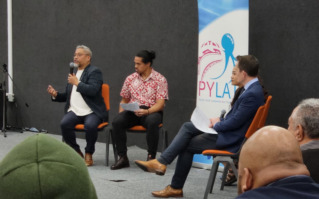 Green Party MP Teanau Tuiono and National Ilam MP Hamish Campbell meet with the Pacific community to discuss Restoring Citizenship Removed by Citizenship (Western Samoa) Act 1982 Bill.