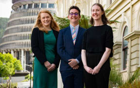 Eve Bain, Jonathon Sylvester and Cate Hensen