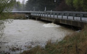Twizel River in Canterbury following severe weather in the South Island which saw Southland and Queenstown declare states of emergency.