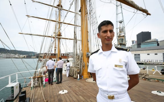 Ecuadorian Navy member of the Guayas, David Marcos.