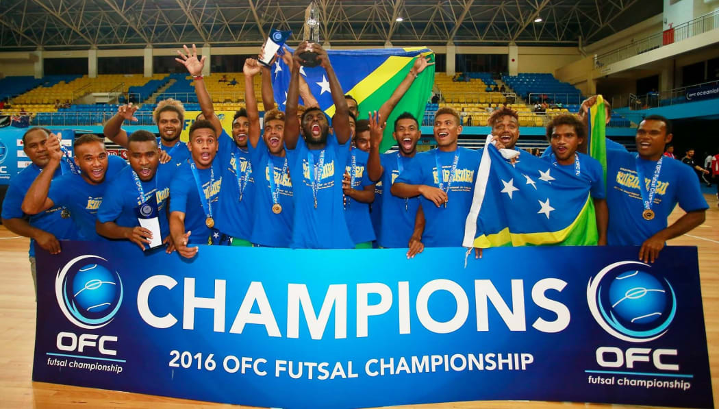The Solomon Islands are crowned 2016 OFC Futsal champions.