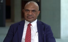 Wapu Sonk has stood down over allegations of corrupt business dealings linked to a Chinese state-run company. ( ABC News: Craig Hansen )