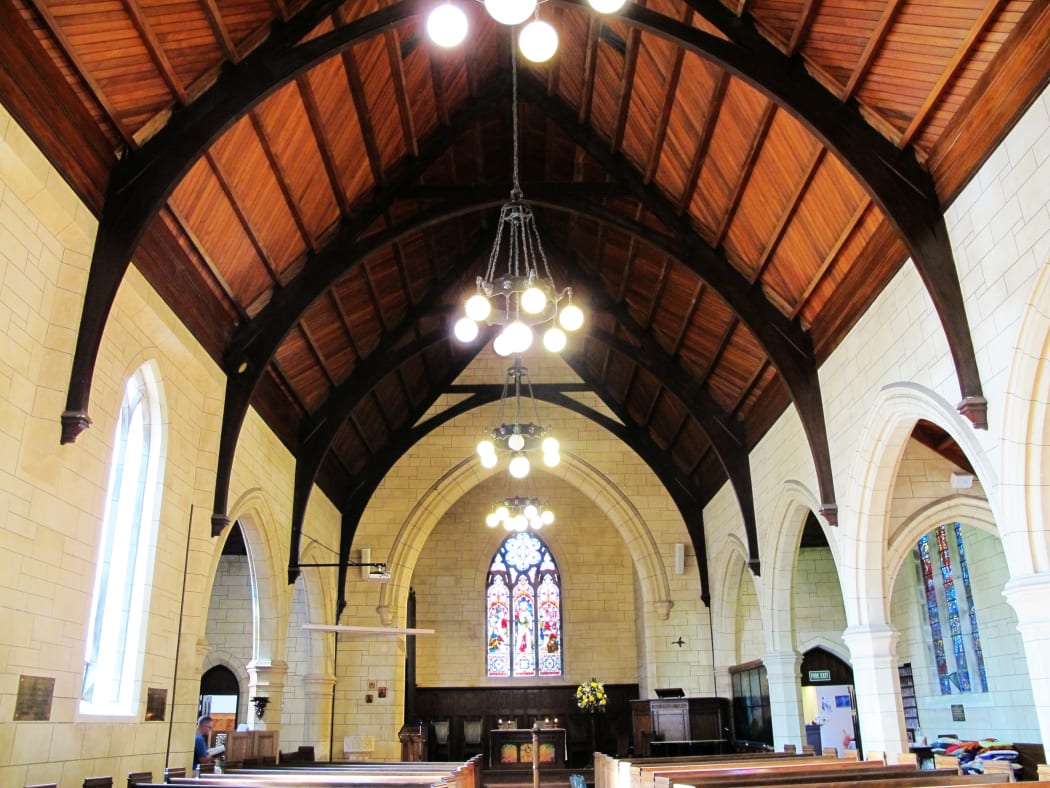 The nave and the altar at St Luke's Church, Remuera, Auckland.