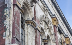 Exterior of Odeon Theatre in Christchurch