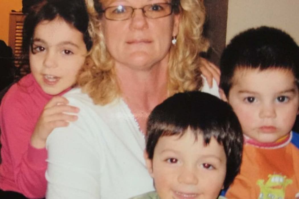 Karen Nattleton with her grandchildren at a much younger age.