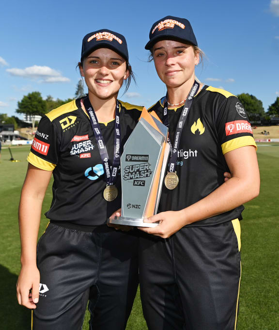 Amelia and Jess Kerr have had a lot of success together with the Wellington Blaze.