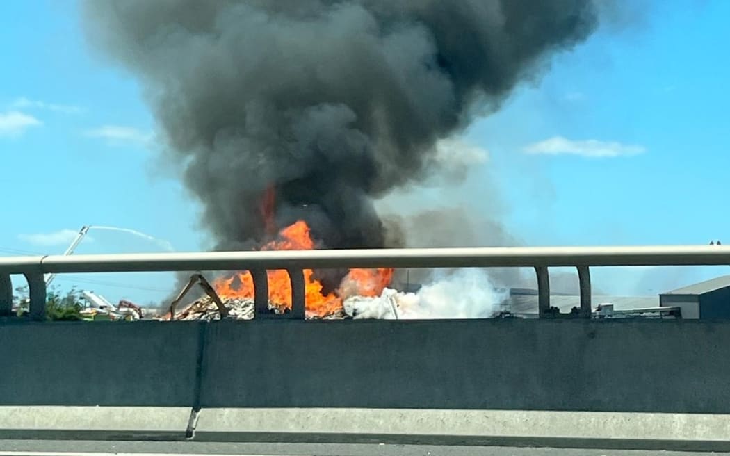 Onehunga waste plant fire