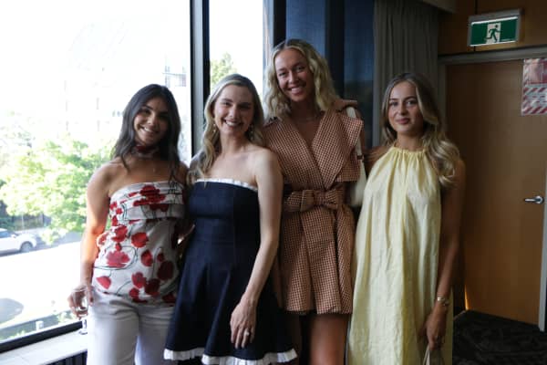 (From left to right) Melanie Wade, Caitlin Crisp, Mary Outram and Skye Marryatt.