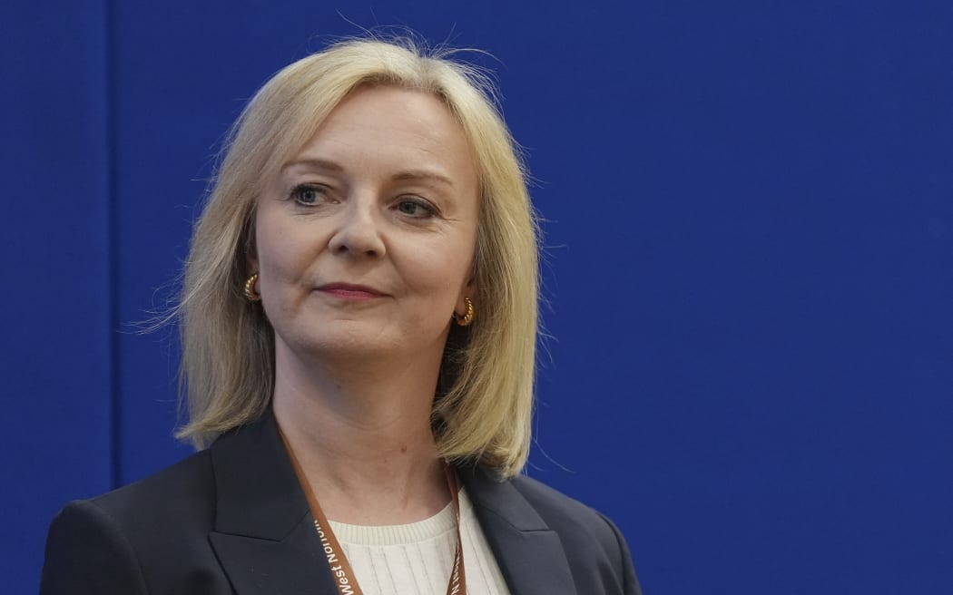 Former prime minister Liz Truss looks on as she loses her Norfolk South West seat to Labour at Alive Lynnsport in King's Lynn, Norfolk, during the count in the General Election, on 5 July, 2024.