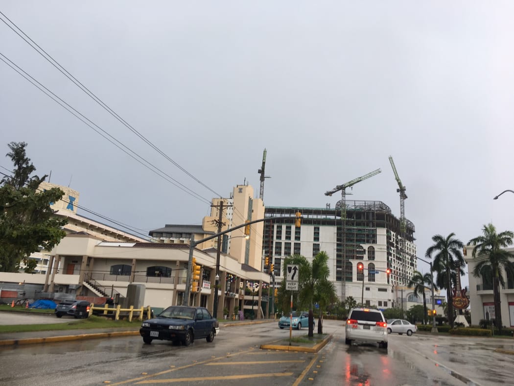 Typhoon shelters in the Northern Marianas are filling up as people prepare for Typhoon Mangkhut.