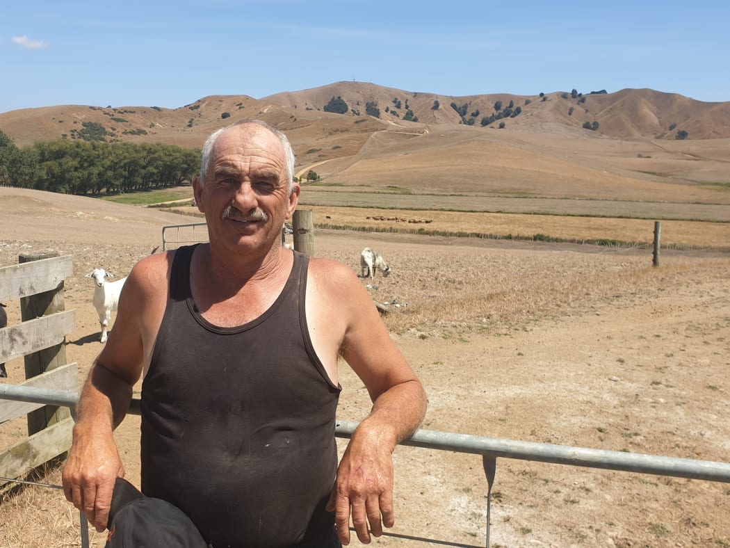 Roger Lumsden on his farm.