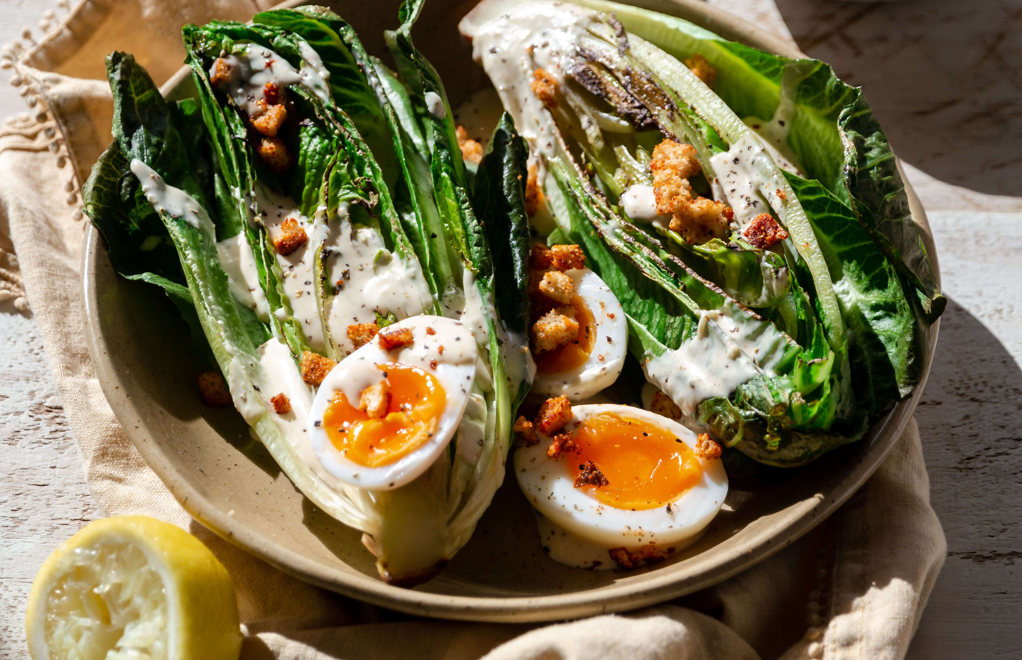 Grilled Cos Salad