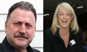 Chris Trotter and Lesley Riddoch