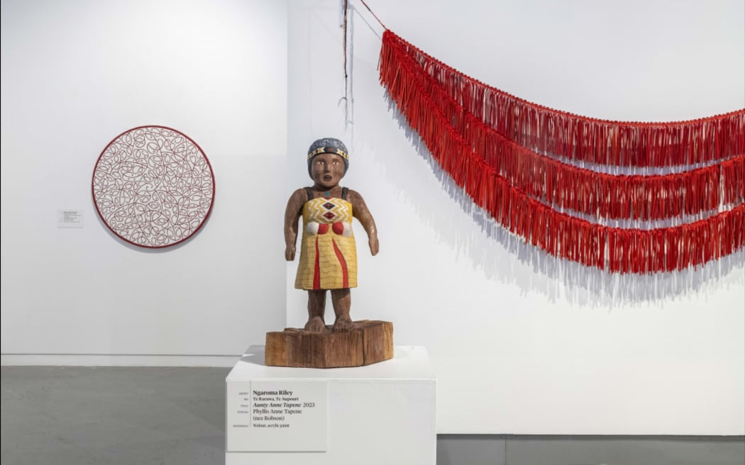 Installation views of the  Kiingi Tuheitia Portraiture Award at the The New Zealand Portrait Gallery Te Pūkenga Whakaata, on until Sunday August 20th 2023.
