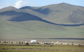 The Tibetan Plateau where the research team is focusing its work.