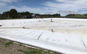 The Waiohine Treated Water Reservoir in South Wairarapa.