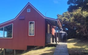 Damage to Kirwans Hut on West Coast