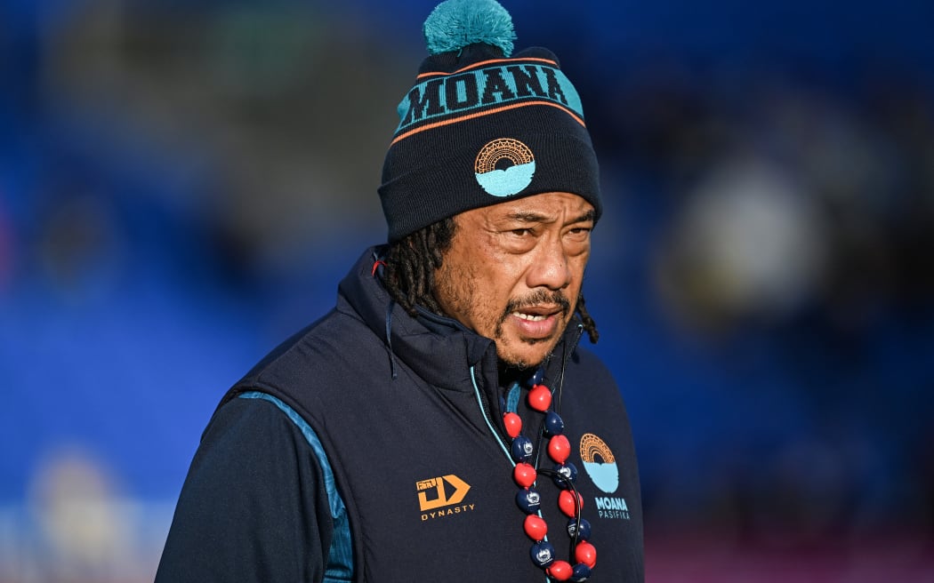 Moana Pasifika coach Tana Umaga.