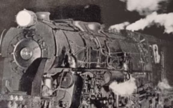Steam train.