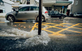 An eyewitness says the water has flooded his garage.