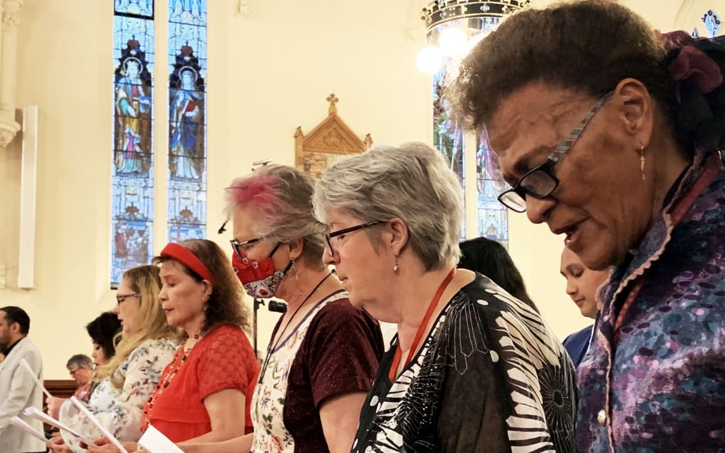 Congregation at St Patrick's Cathedral