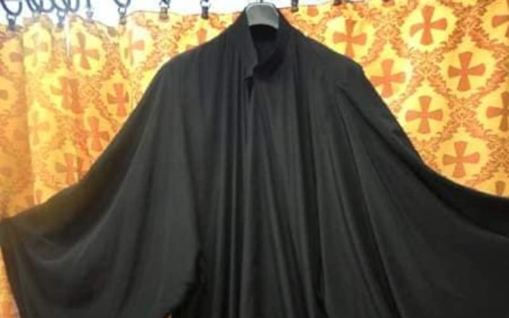 Father Predrag Grubacki's stolen robe.