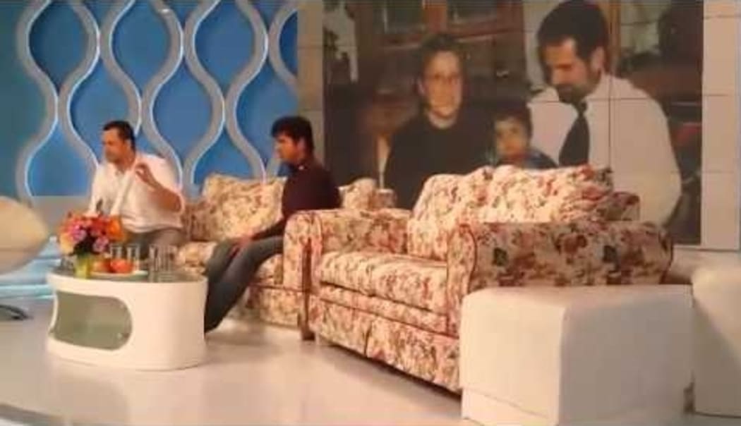 Alex on TV, before the big surprise.