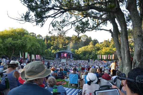 The crowd at the Bowl Stage, WOMAD 2020