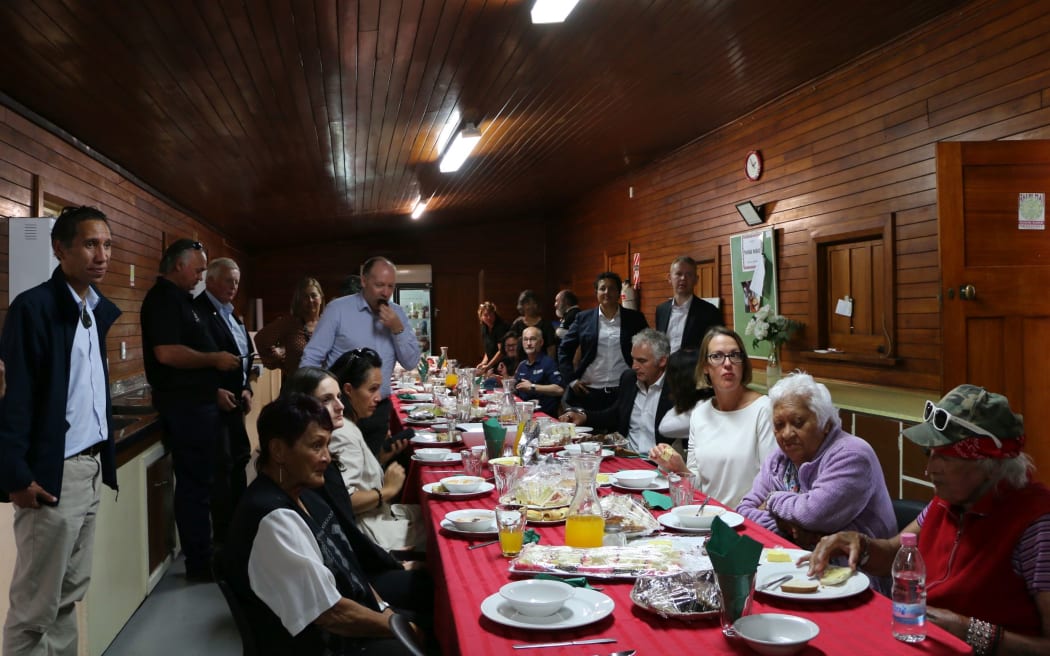 PM Chris Hipkins, Ministers at Tātāu Tātau o Te Wairoa's marae
