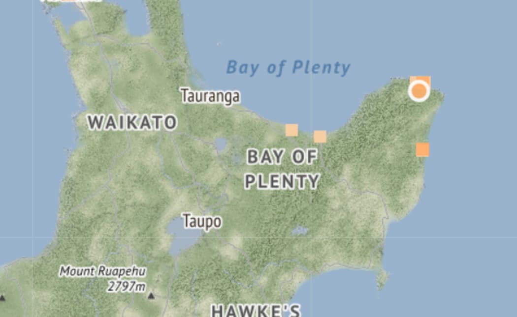 A magnitigue 4 earthquake struck 5 km west of Te Araroa just before 6am on 25 December, 2021.