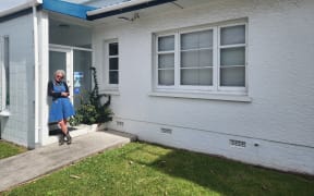 Julie Cotton in front of the Dargaville building she hopes to turn into a healthcare space