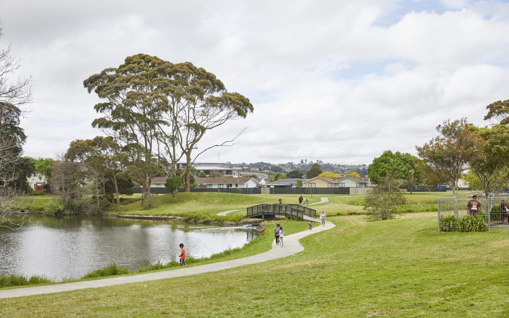 Puhinui Stream used to be enjoyed by swimmers. However, due to years of pollution, it is no longer safe to swim in.