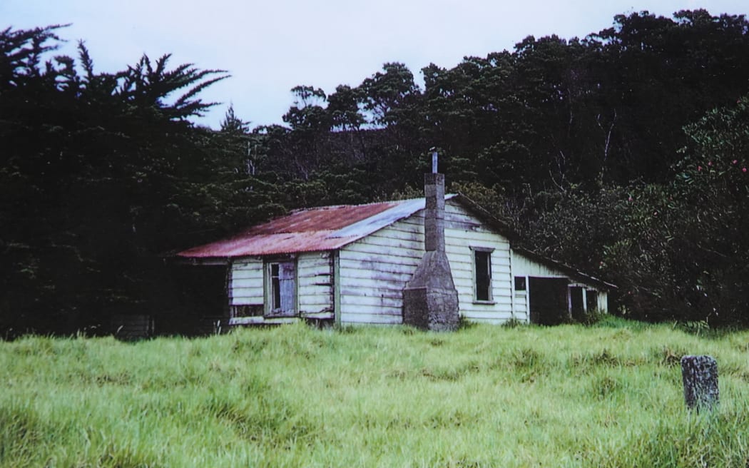 The Clendon family homestead on Moturua Island, years after the family left in 1968. It has since been demolished.
