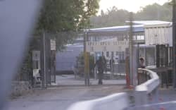 The entrance to Regional Processing Centre one or RPC1 currently holding around 90 asylum seekers.