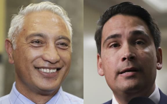 National MP Alfred Ngaro and National Party leader Simon Bridges