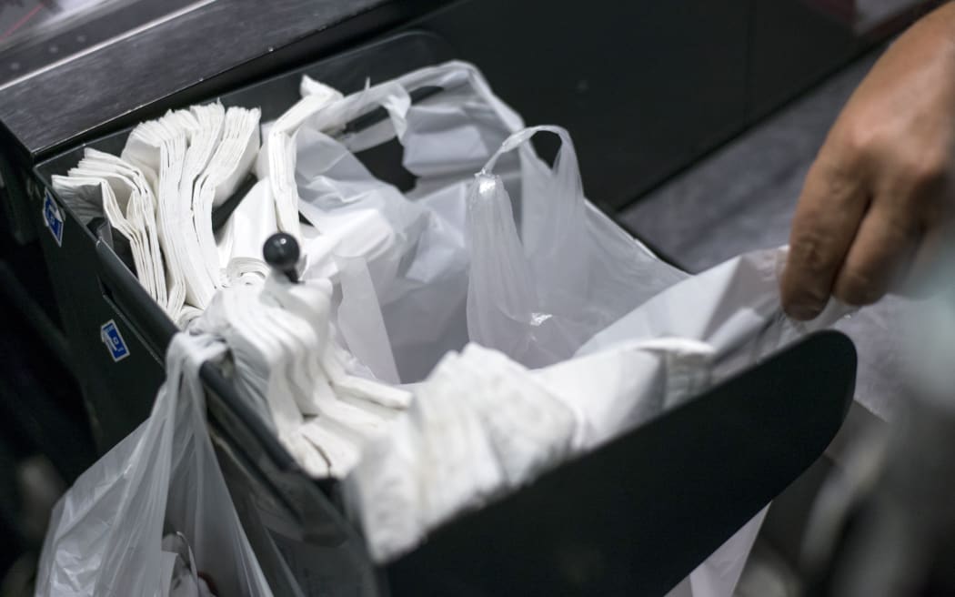 Plastic bags.
