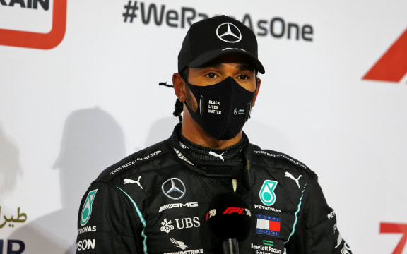 British F1 driver Lewis Hamilton.