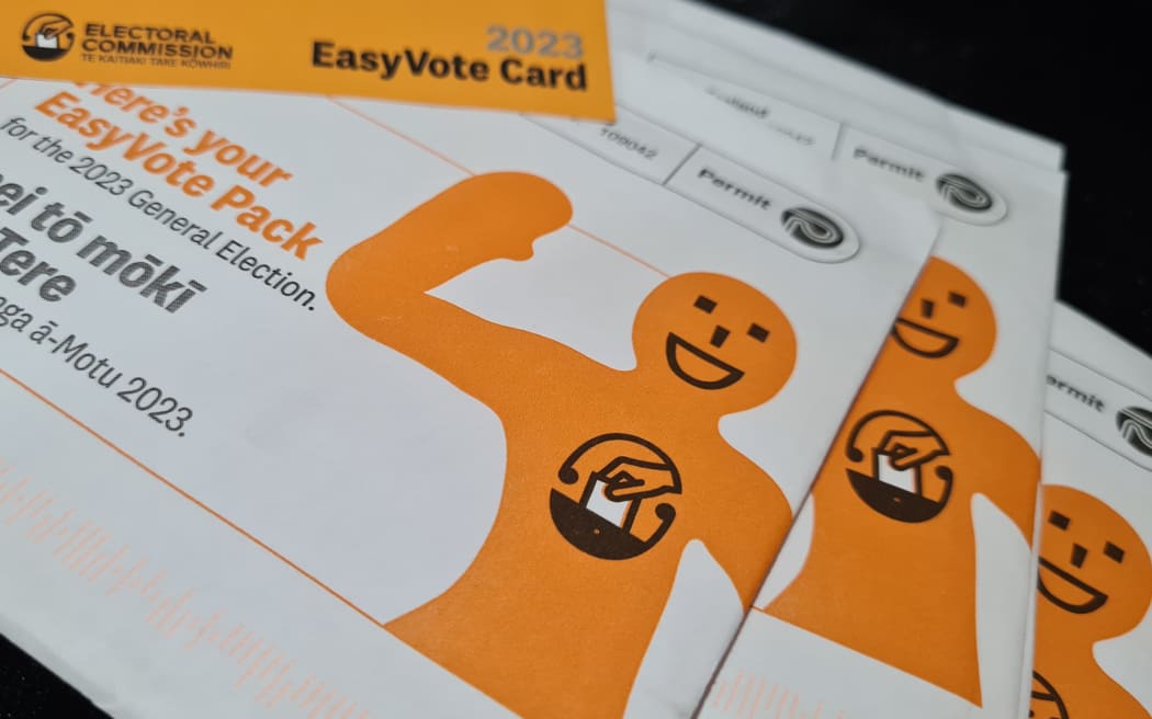 Easy vote envelope packs for the 2023 general election.