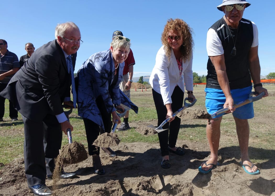 L-R: David East, Dalziel, Kim Money and Willy Pitama