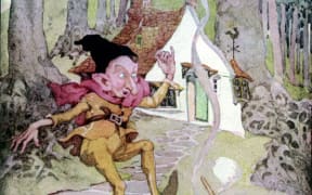 Old, Old Fairy Tales: "Rumplestiltskin" by Anne Anderson