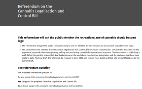 The Government has an official website with information about the cannabis referendum in New Zealand in 2020.