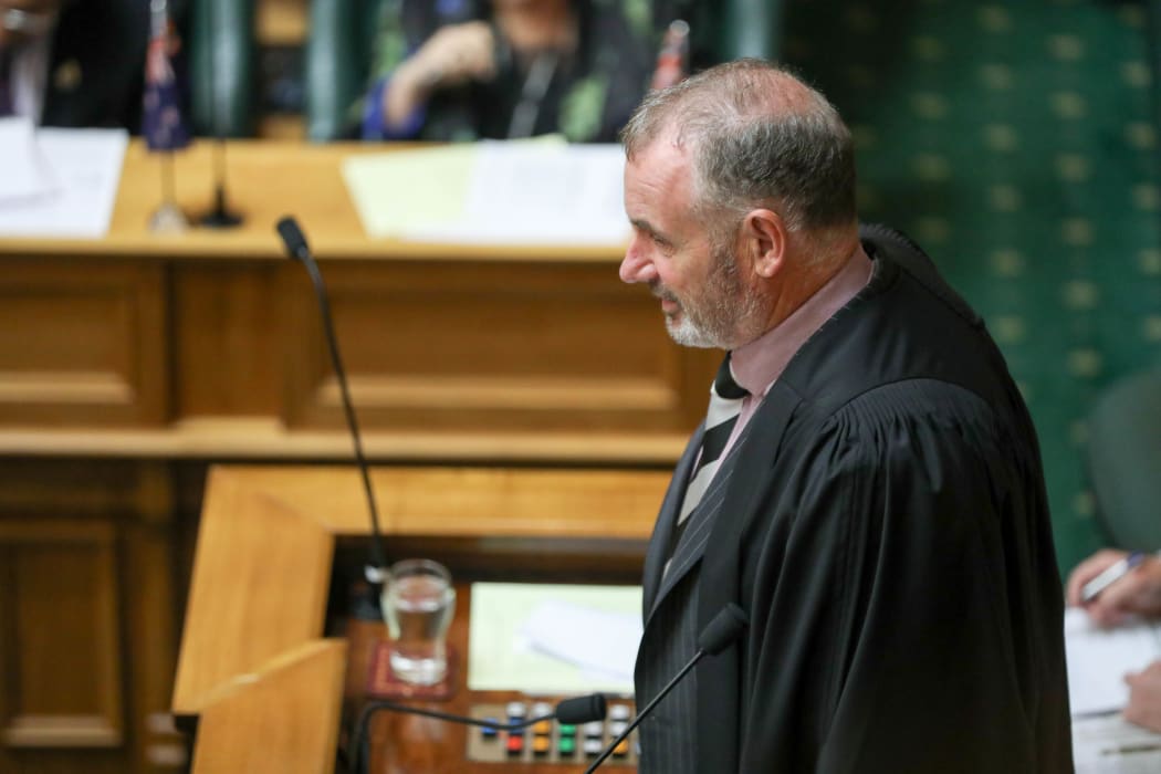 The Speaker of the House Trevor Mallard  21 Feb 2018