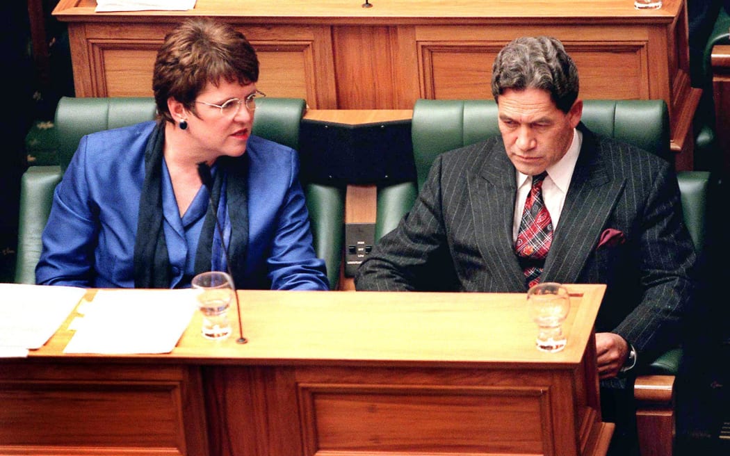 Jenny Shipley with Winston Peters.