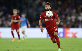 Mohamed Salah.

 
September 07, 2022 Naples, Italy sport soccer 
Napoli vs Liverpool  - Champions League  2022/2023 - Diego Armando Maradona  stadium.
In the pic: Mohamed Salah (Liverpool FC);
